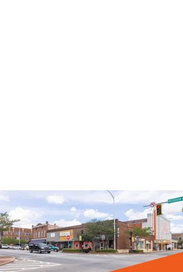 The old business district on Peterson Avenue: Cheap car insurance in Douglas, Georgia.