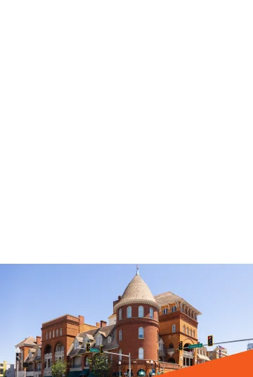 The Historic District downtown in Americus, Georgia: Cheap car insurance in The Peach State